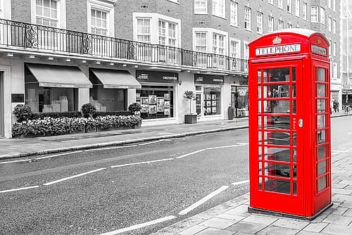 Red Phone Box Photography Print