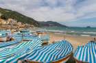Alassio Italy Boats Art Print