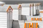Knokke Shacks Coastal Print