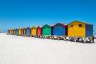 Muizenberg Cape Town Huts II Art Print