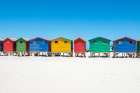 Muizenberg Cape Town Huts III Art Print