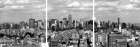 Downtown Triptych Art Print