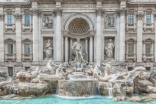 Trevi Fountain Rome Art Print