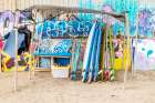 Puerto Escondido Surfboards 2 Art Print