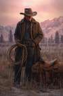 Cowboy Camp Art Print