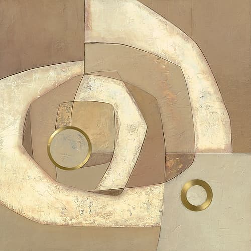 Gold Circle Art Print