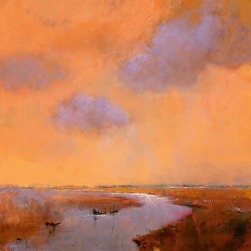 Evening Sky Landscape Print