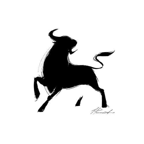 La corrida I Art Print by Inna Panasenko