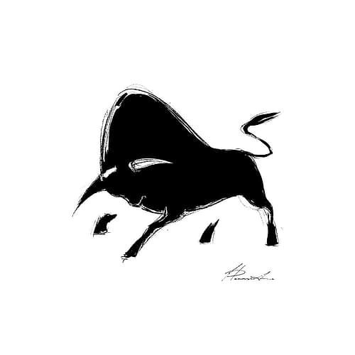 La corrida IV Art Print by Inna Panasenko