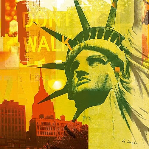 New York III Streets Print