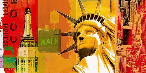 New York IV Streets Print