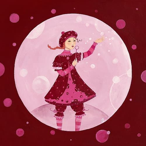 Ma petite bulle a moi Art Print