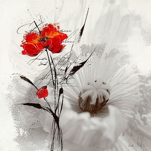 Petite aventure fleurie I Art Print