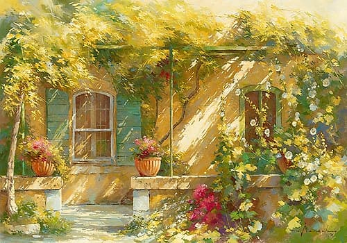 Mas Lou Figoulon Art Print