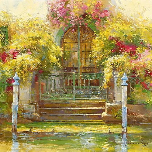Nostalgie a Iseo Art Print