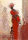 Silhouettes Africaines IV Art Print