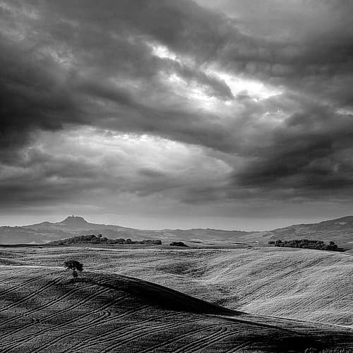 Pienza Landscape Print
