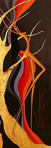 Plaisir subliminal II Art Print by Natacha L.