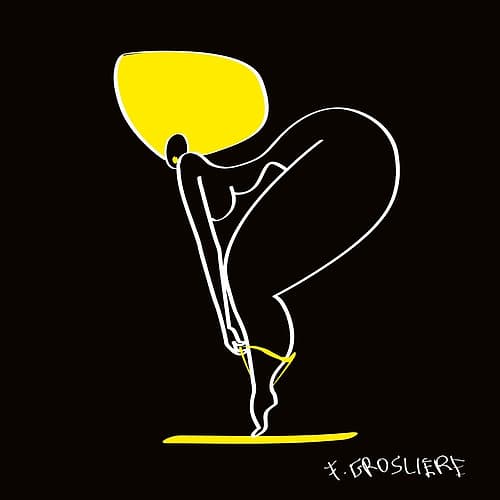 Streap tease Figurative Print