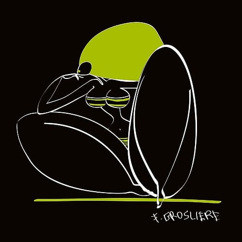 Face a la mer Art Print