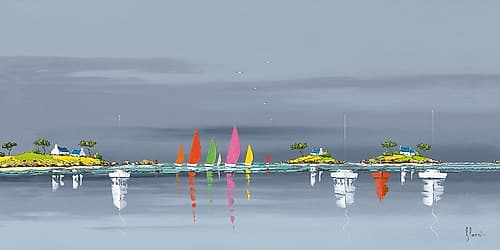 Reflets marins Games and Sports Print