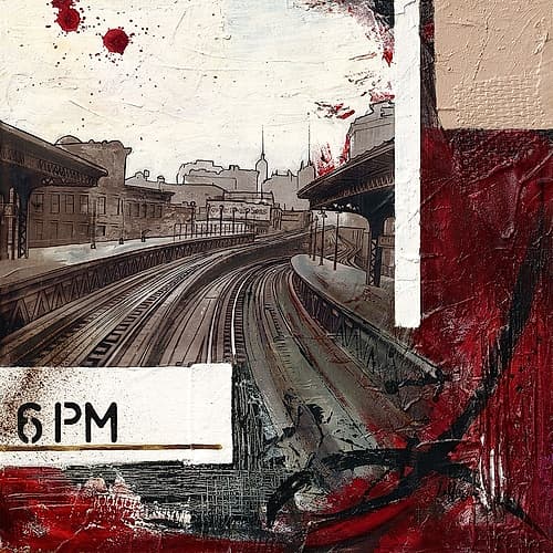 6PM Art Print by Caroline Laffargue