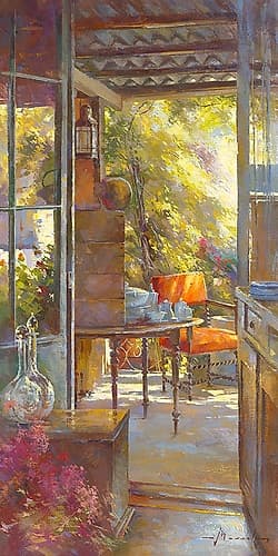 Chez l antiquaire Art Print