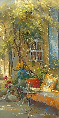 A l heure du the Art Print