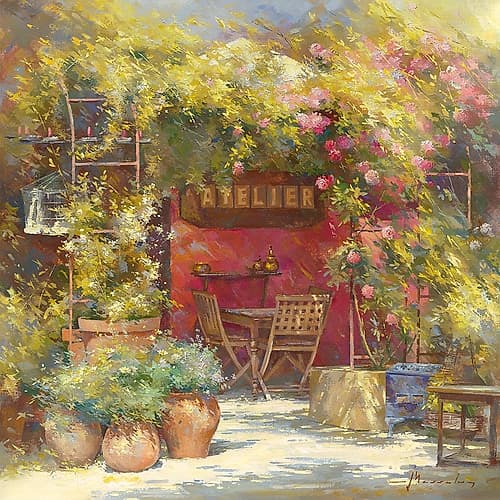 L atelier Art Print