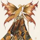 Fee du Capricorne Art Print