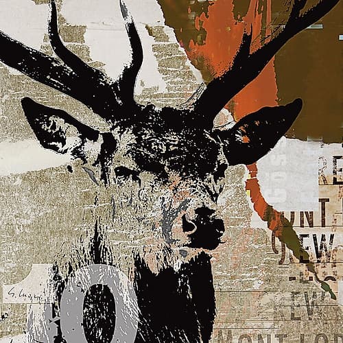 Rotwild I Art Print by Gery Luger