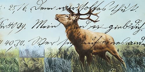 Hirsch II Art Print by Shirin Donia