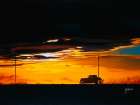 Sunset Run Art Print