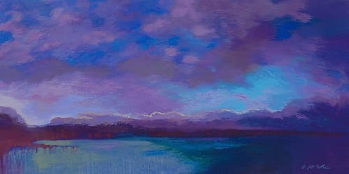 Grand Baie nuit III Coastal Print