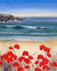 Poppy Sands Art Print