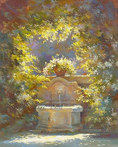 Fraicheur au Baux de Provence Art Print