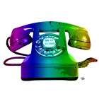 Rainbow Phone Pop Culture Print