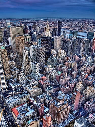Young and Old Heroes Cityscapes Print