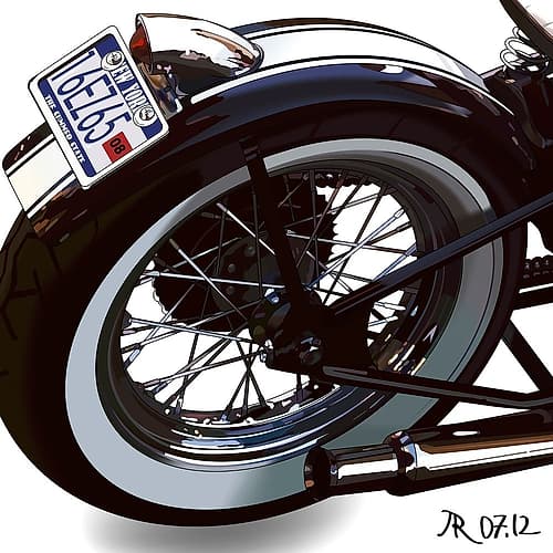 Bobber Detail Humourous Print