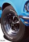 MACH I Blue Detail Art Print