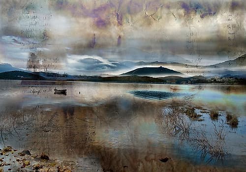 L ile noire Landscape Print