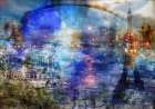Impressions Paris levant Art Print