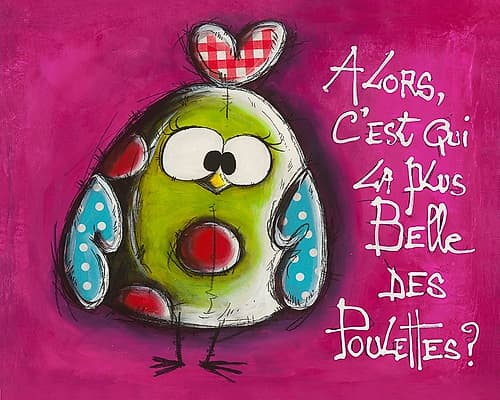 La plus belle ... Art Print by Carine Mougin