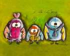 Cot Cot Family Art Print