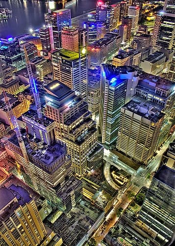 Sydney s Skyline Cityscapes Print