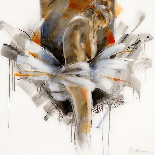 Modest I Art Print by Kitty Meijering