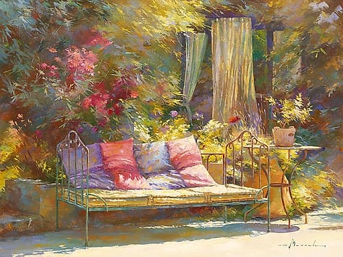 Repos au regalido Art Print