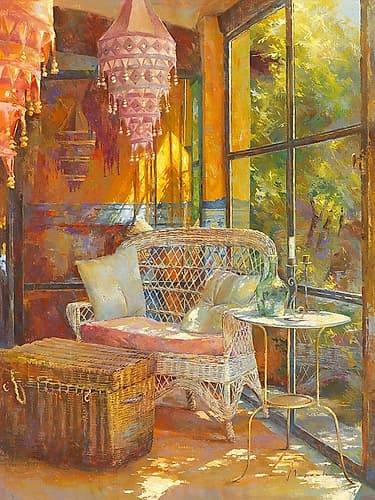 Ambiance exotique Landscape Print
