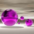 Purple Bowl II Art Print