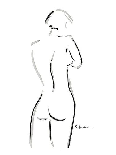 Ondine Art Print by Frederique Marteau